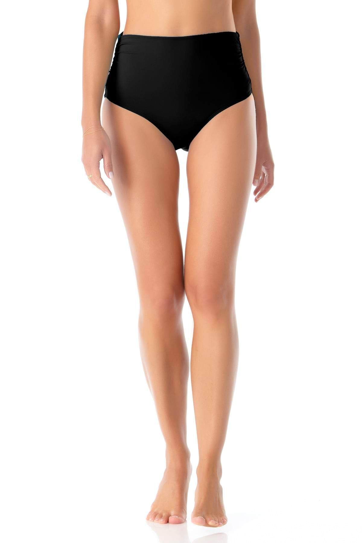 Anne Cole Convertible High Waisted Foldver Bottom - Image 4