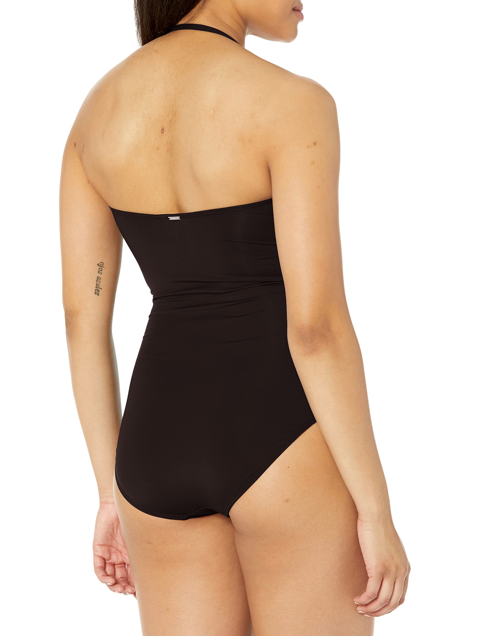 Anne Cole Women's Front-Shirred Bandeau One-piece Swimsuit - Image 2