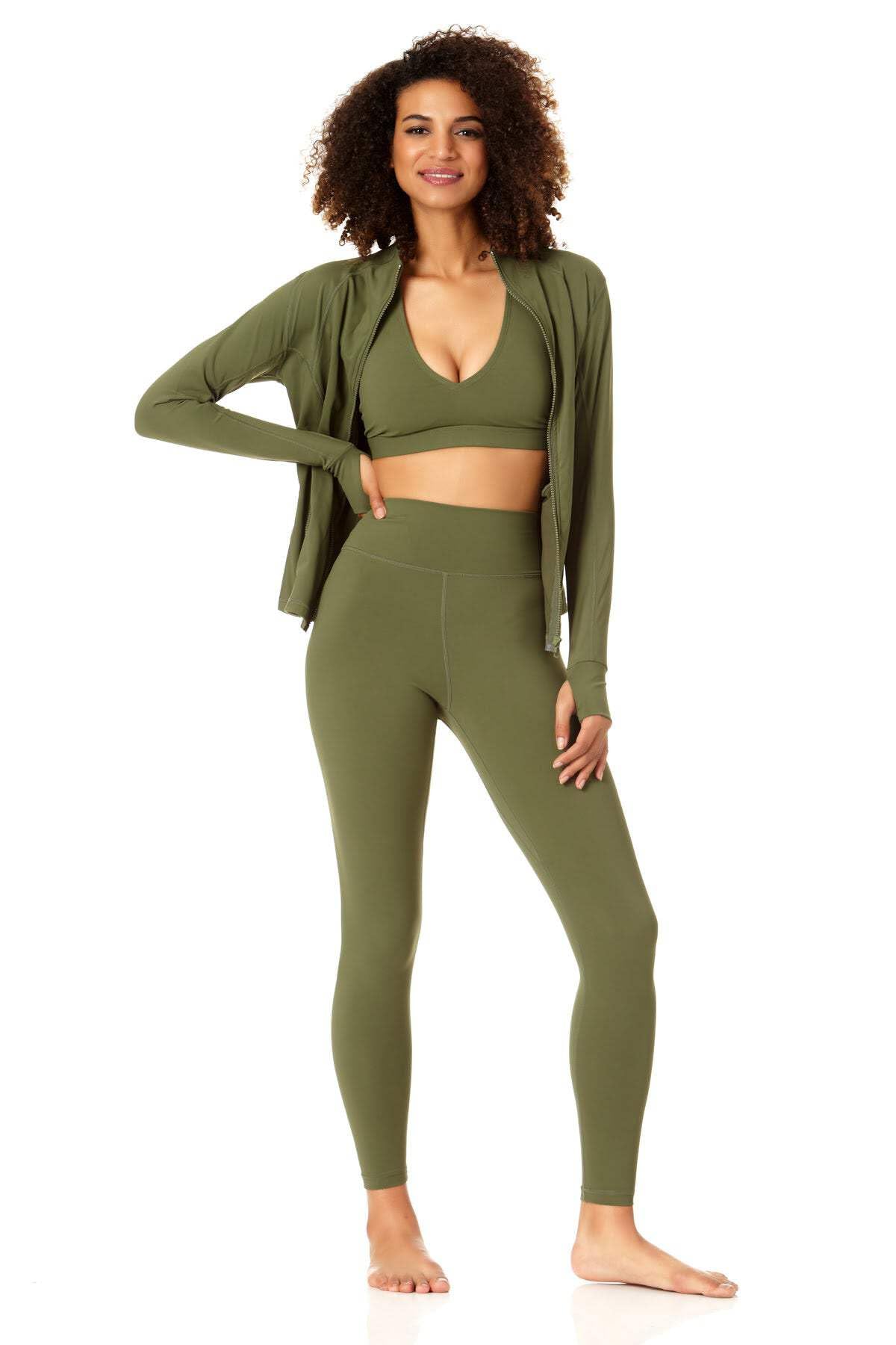 Anne Cole Womens Warmup JacketJacket - Image 2